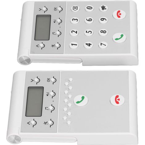Système d'interphone sans fil, communicateur duplex intégral, téléphone de radiomessagerie en réseau avec batterie (1/5)