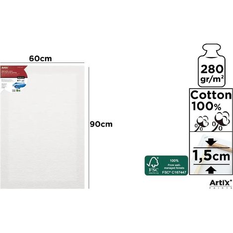 Tela 60x90x1,5 cm 380 g/m2