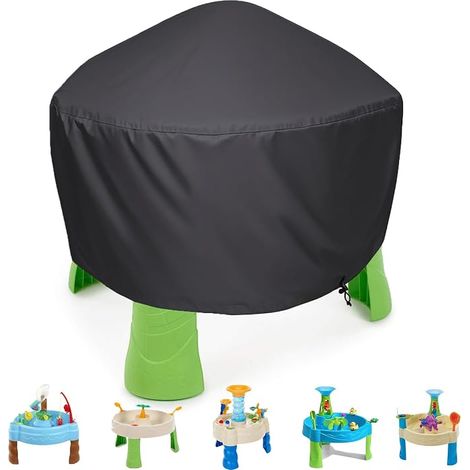 Kids Water Table Cover Suitable for Rain Showers Splash Pond Water Table锛學aterproof and Dustproof UV Protection Outdoor(Cover Only) (1/5)