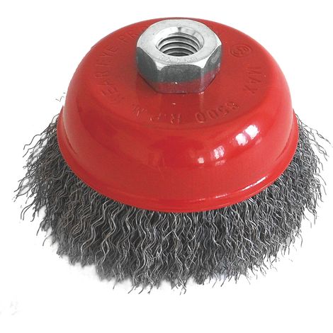 Utilia SPAZZOLA A TAZZA attacco M14 Ø mm. 125