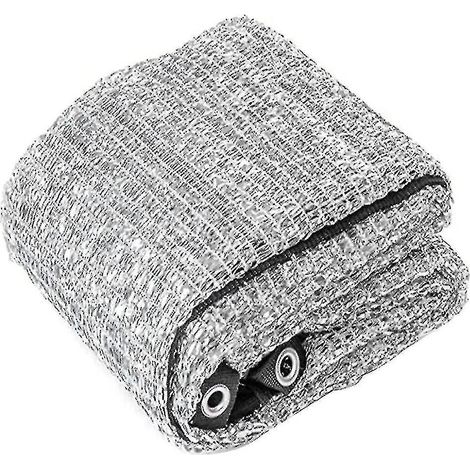 Filiyano-Toile d'ombrage réfléchissante Aluminet, filet de protection solaire résistant aux UV avec œillets, pour fleurs, plantes, terrasse et jardin (1/5)