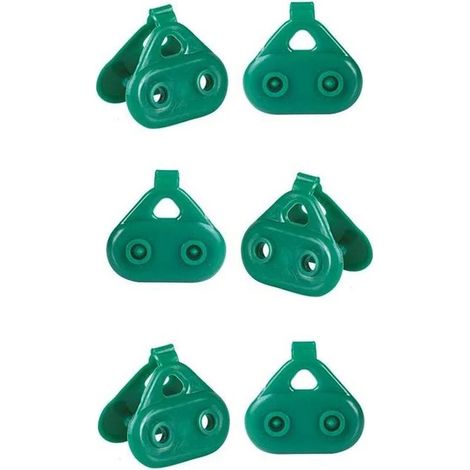 6pcs Tarpaulin Clips - Greenhouse and Protective Tarpaulin Fastener and Fixing (1/4)