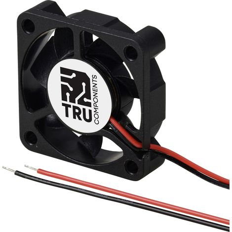 TRU COMPONENTS TC-MX4010-12V0.05A Axiallüfter 12 V/DC 10.8 m³/h (L x B x H) 40 x 40 x 10 mm
