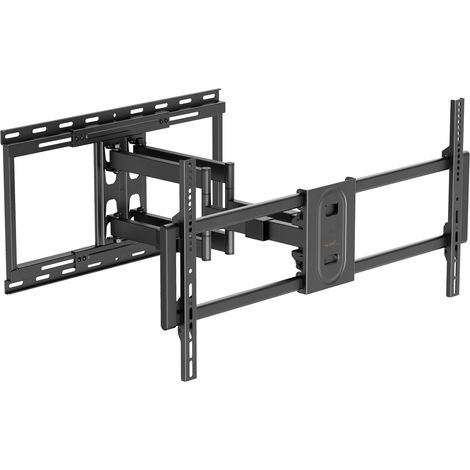 Support Mural pivotant pour TV jusqu'à 100" – Support TV pivotant pour TV de 109 à 254 cm – Charge maximale : 80 kg – Inclinaison et Rotation – Distance du Mur Variable (1/5)
