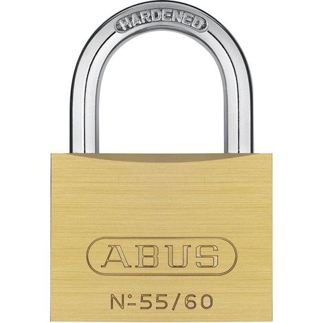 ABUS Brass Padlock 55/60mm Keyed Alike 5601 – Standard Security, Durable Mechanical Lock (1/3)