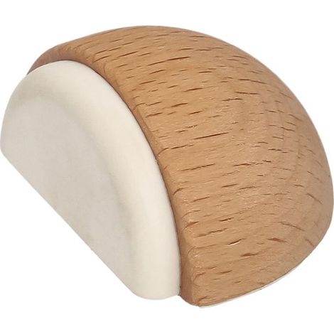 LINEA PROFESIONAL - Adhésif Butoir de porte Adhésif Bois Demi-Lune Chêne (1/4)