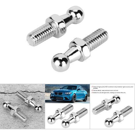 Stück CNC-gefräste Kugelbolzen aus Aluminiumlegierung für Gasdruckstoßdämpfer, Kugelendkappe (M8) (1/5)