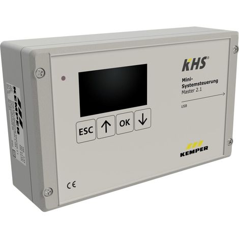 Kemper Mini centralina di sistema KHS MASTER 2.1, Figura 686 02 008, espandibile su entrambi i lati con max. 31 SLAVE ciascuno (62), 6860200800