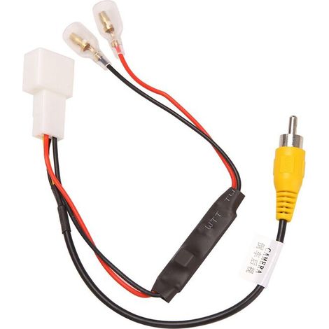 6x 4-poliger Kabelbaumstecker-Adapter für Rückfahrkameras, geeignet für