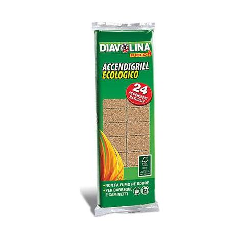Diavolina 15330 Ökologischer Anzünder, 24 Würfel