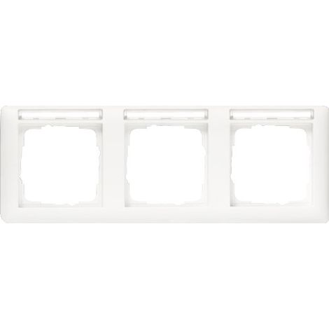 Gira Telaio di copertura 3f orizz. BSF Standard 55 Bianco puro [109303], 1093 03 (1/3)
