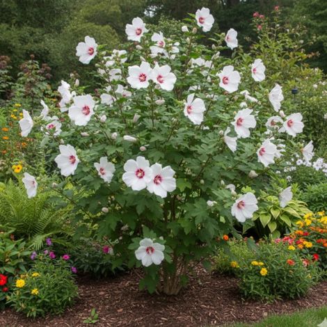 Lavatère Barnsley, Mauve en arbre, Lavatera/Godet - 5/20 cm