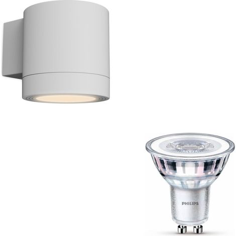 Philips Fylx Aplique de Pared Exterior Down GU10 (Blanco) - Philips LED GU10 No regulable (1/5)