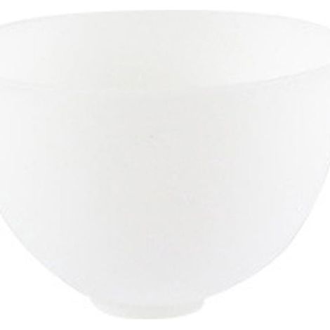 Bol En Silicone - 12,5 X 12,5 X 8 Cm - Pour Masque Facial Et Préparation Culinaire - Blanc - 1 Pièce (1/5)