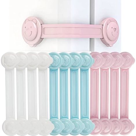 Serrures Placard Enfant - Bear - Installation Facile - Blanc - Enfant (1/4)