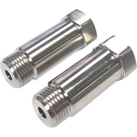 royaluxe - Accessoires de modification de voiture, connecteur d'extension d'adaptateur de connecteur de filtre de capteur d'oxygène,M181.5,55mm,2pcs (1/3)