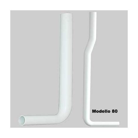 TUBO DI SCARICO PER CASSETTA A ZAINO  mm 600x230 Ø 50x32     CR