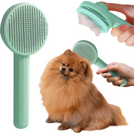 Spazzola autopulente per cani e gatti - 6 colori (1/5)
