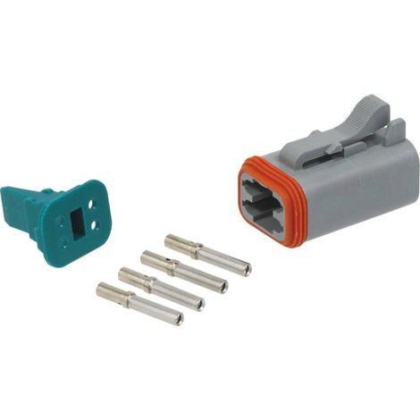 KIT 1 CONNECTEUR FEMELLE 4 VOIES SERIE DT - ETANCHE - 19505
