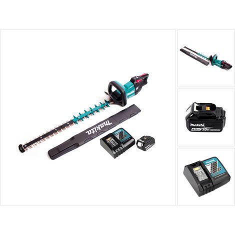Makita DUH 751 RM1 Akku Heckenschere 18V 75 cm Brushless + 1x Akku 4,0Ah + Ladegerät