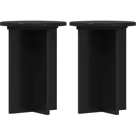 Maison Exclusive - Supporto per piante 2 pcs Nero Ø29,5 x 40 cm