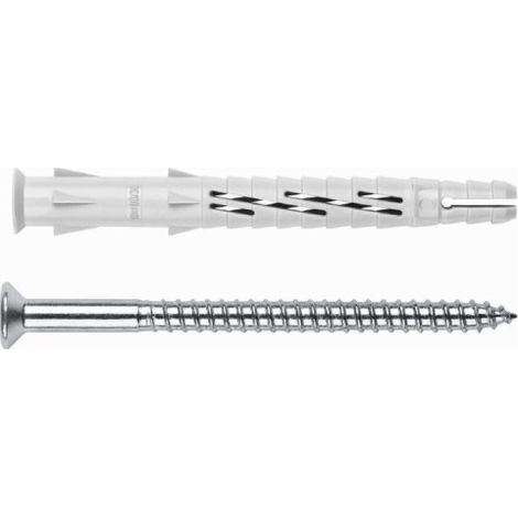Taco Clavable Tornillo Cabeza Avellanada 10X160Mm Nylon T-Nux Index 50 Pz