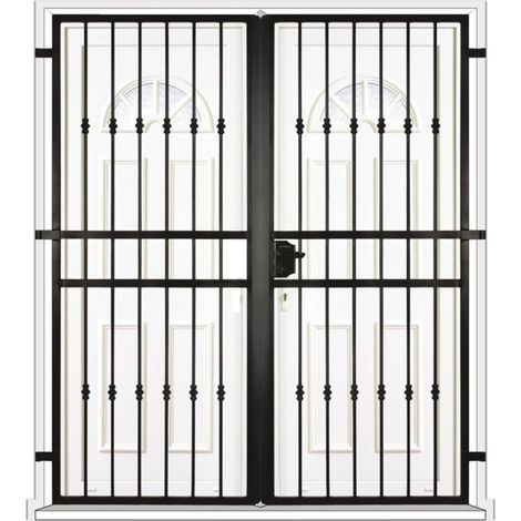 Grille porte Lestape -2 vantaux pour encadrure H=190 cm x L=170 cm (côte tableau) (1/2)