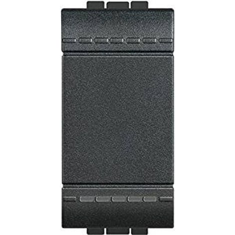 Modulo pulsante deviatore compatibile living 1P a leva nero 16A CL 101