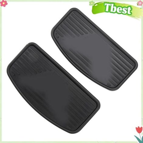 Tbest Pédale de repose-pieds de moto Repose-pieds de Moto en Aluminium pour Passager Arrière, Pédale pour Plancher auto couvres (1/5)