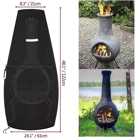 Runder Deckel für Outdoor-Kochgeschirr, Topfschutz, Regenschutz für Holzöfen, 122 x 21 x 61 cm, 61 Stück (1/5)