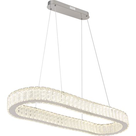 GLOBO Luce A Sospensione Mucky Metallo Cromato Led (1/5)