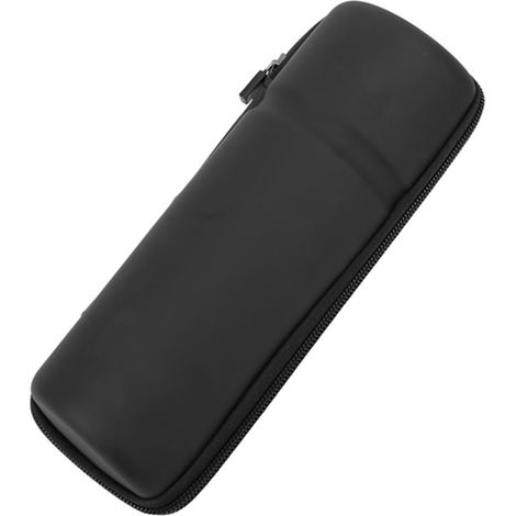 Kit de Réparation Vélo Portable avec Sac de Cadre Rigide, Support de Bidon et Outils Complets Noir
