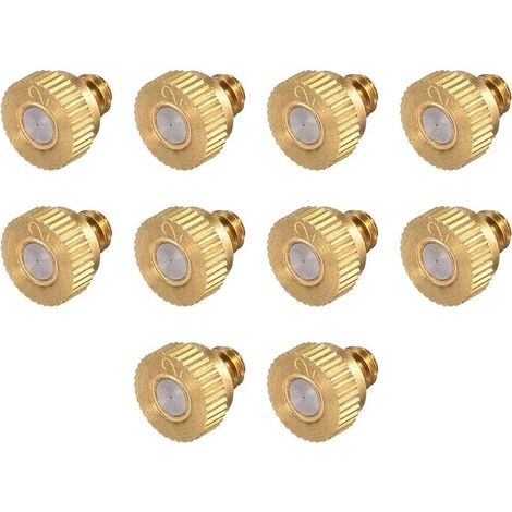 Ensemble de 10 buses de pulvérisation, Mmgoqqt, en laiton, 0,2 mm (1/5)