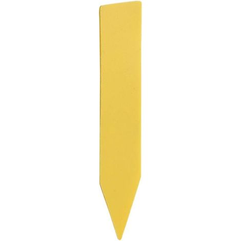 Lot de 100 étiquettes en Plastique pour Plantes de Pépinière (Jaune) (1/5)