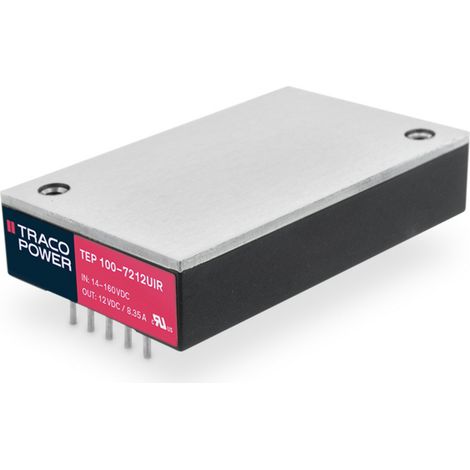TracoPower TEP 100-7215UIR DC/DC-Wandler, Print 110 V/DC 24 V/DC 4.2 A 100 W Anzahl Ausgänge: 1 x In