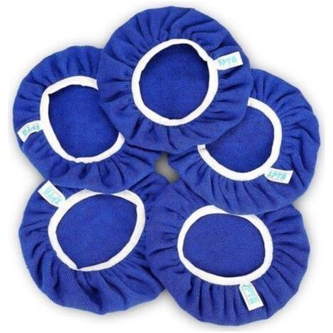 5 pièces(225-250mm) Bonnets de Polissage en Microfibre,Car Polisseuse Pad Bonnet Buffing Pad de Bonnets de Polissage Polissage polir Bonnets électrique pour Polisseuse-lustreuse Orbitale (1/4)