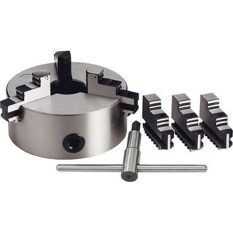 Mandrino autocentrante di precisione FERVI M049/100 per tornio 3+3 griffe - � 100 mm (1/3)