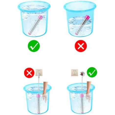 Calentador de agua eléctrico de 2000 W con temporizador y apagado automático, calentador para jacuzzi con enchufe europeo. (1/4)