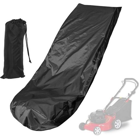 Couverture de protection pour tondeuse à gazon étanche et anti-poussière, protection universelle adaptée à tous les modèles pour jardin extérieur (1/5)