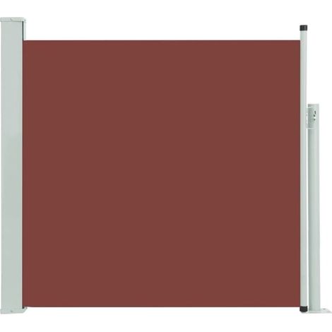 INLIFE Auvent latéral rétractable de patio 170x300 cm Marron (1/5)