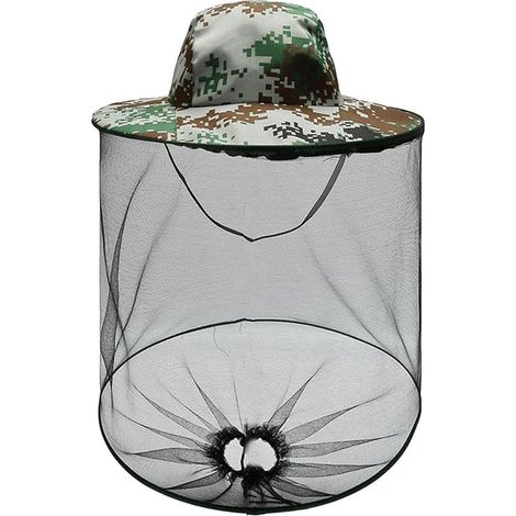 Hat with Mosquito Net, Bee Insect Protection Netting, Beekeeper Face Protection Net (1/5)