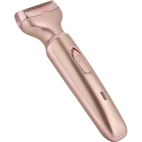 Rasoir électrique multifonction 2 en 1 USB pour l'épilation féminine (Or rose) (1/5)