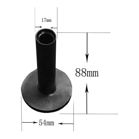 Gummierteehalter für Golf-Übungsmatten im Innen- und Außenbereich, 88 mm hoch (1/5)