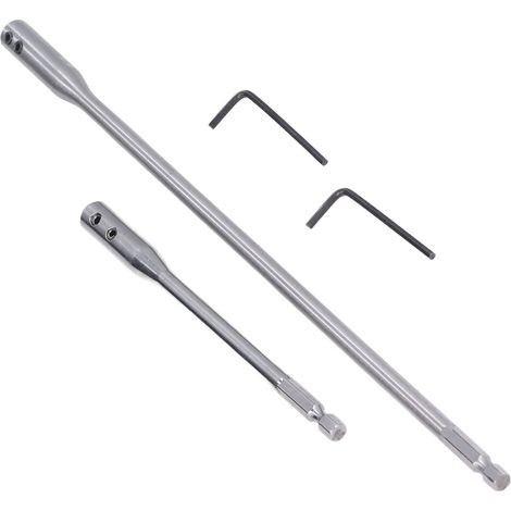 2 Rallonges Forets Hexagonaux Acier Carbone