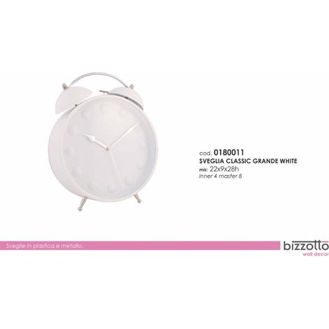 Sveglia classic grammiwhite - bizzotto (1/2)