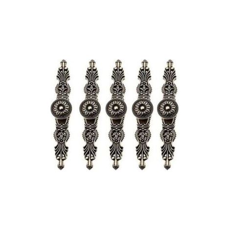 Lot de 5 Poignées de porte pour Placards Style Vintage Rétro Bouton de meuble Couleur Bronze pour Ancien Rétro Meuble Bibliothèque Commode Armoire Tiroir (1/5)