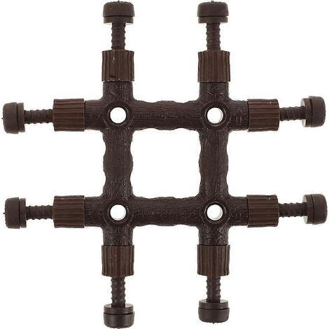 Support pour composition florale réutilisable, grille carrée, insert pour vase (1/5)