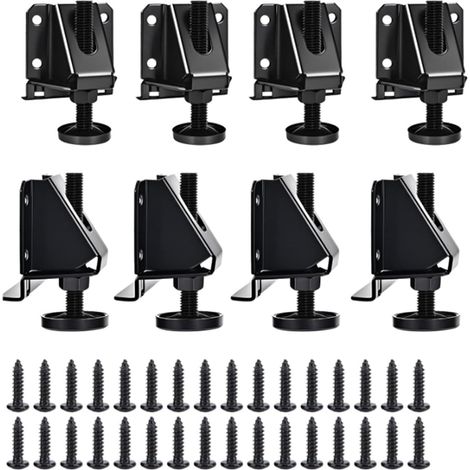 Pieds de nivellement réglables et faciles à installer, kit de pieds de