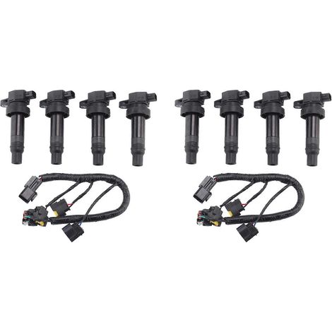 Bobines d'allumage haute performance 8 pièces 27301-2B010 avec câble, pour Hyundai Elantra, IX35, IX20, I30 et Kia Soul Ceed. (1/5)