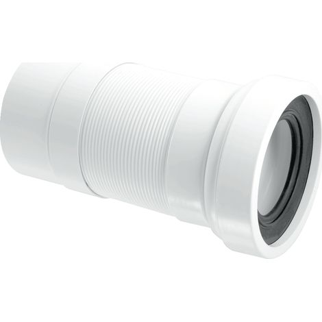 McAlpine WC-F26P 97-107mm Inlet x 110mm Plain End Outlet Straight Flexible WC Connector (1/3)